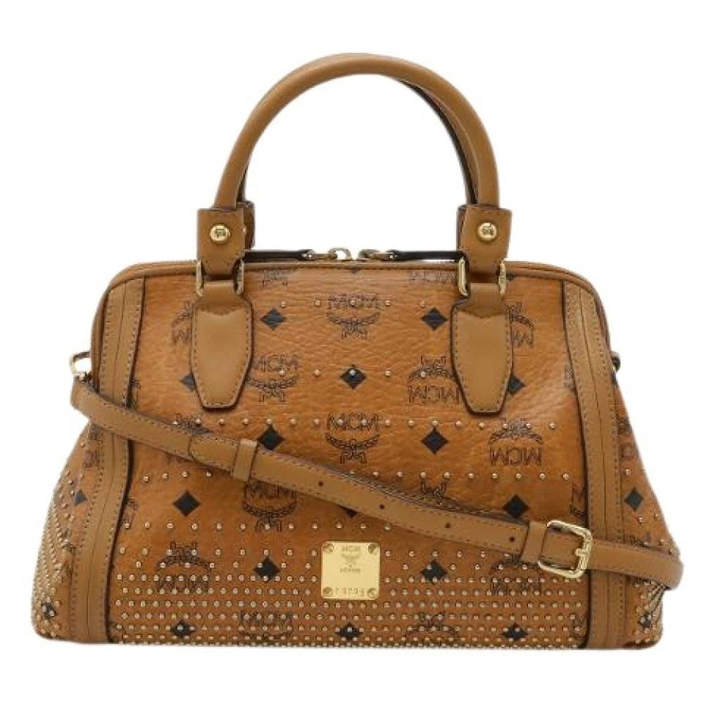 MCM Pre-owned - Pre-owned Monogram PVC Läder 2-vägs Väska Vintage - Herr - ONE Size - Läder