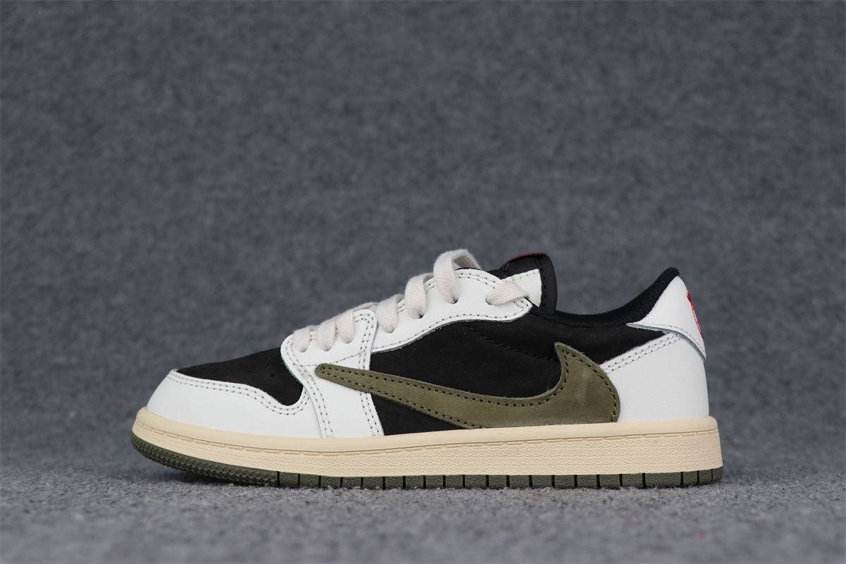 Travis Scott x Air Jordan 1 Low OG PS 'Olive' - EUR 34 • US 2.5Y • UK 2
