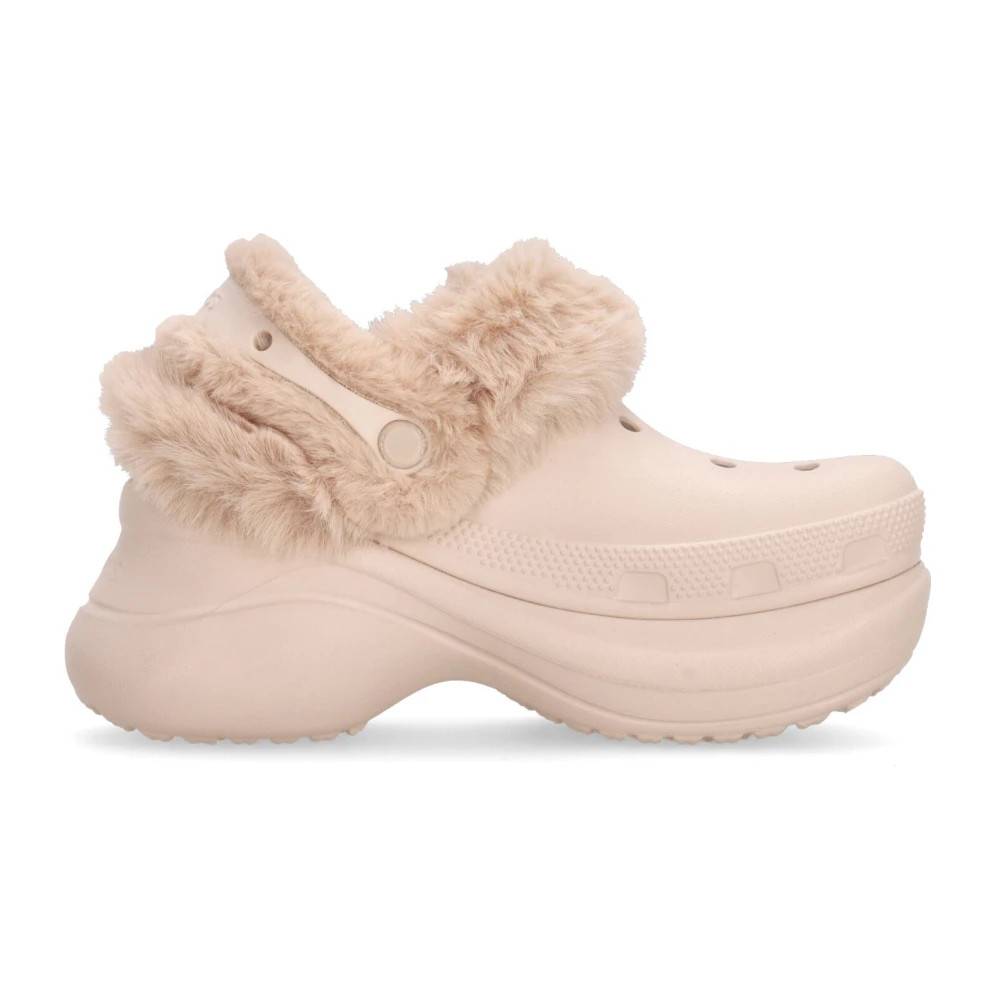 Crocs, Sko , Dame, Lyserød, 38 EU, Bae Lined Clog