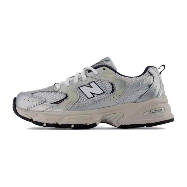 New Balance 530 Barnskor Summer Fog Navy Barnsneakers Grå Nimbus-Cloud GR530KA 39