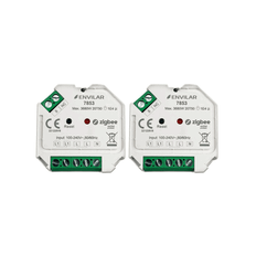 2 stk. Zigbee Relæ 3.0 |16A | 1-Kanal | Philips HUE Kompatibel