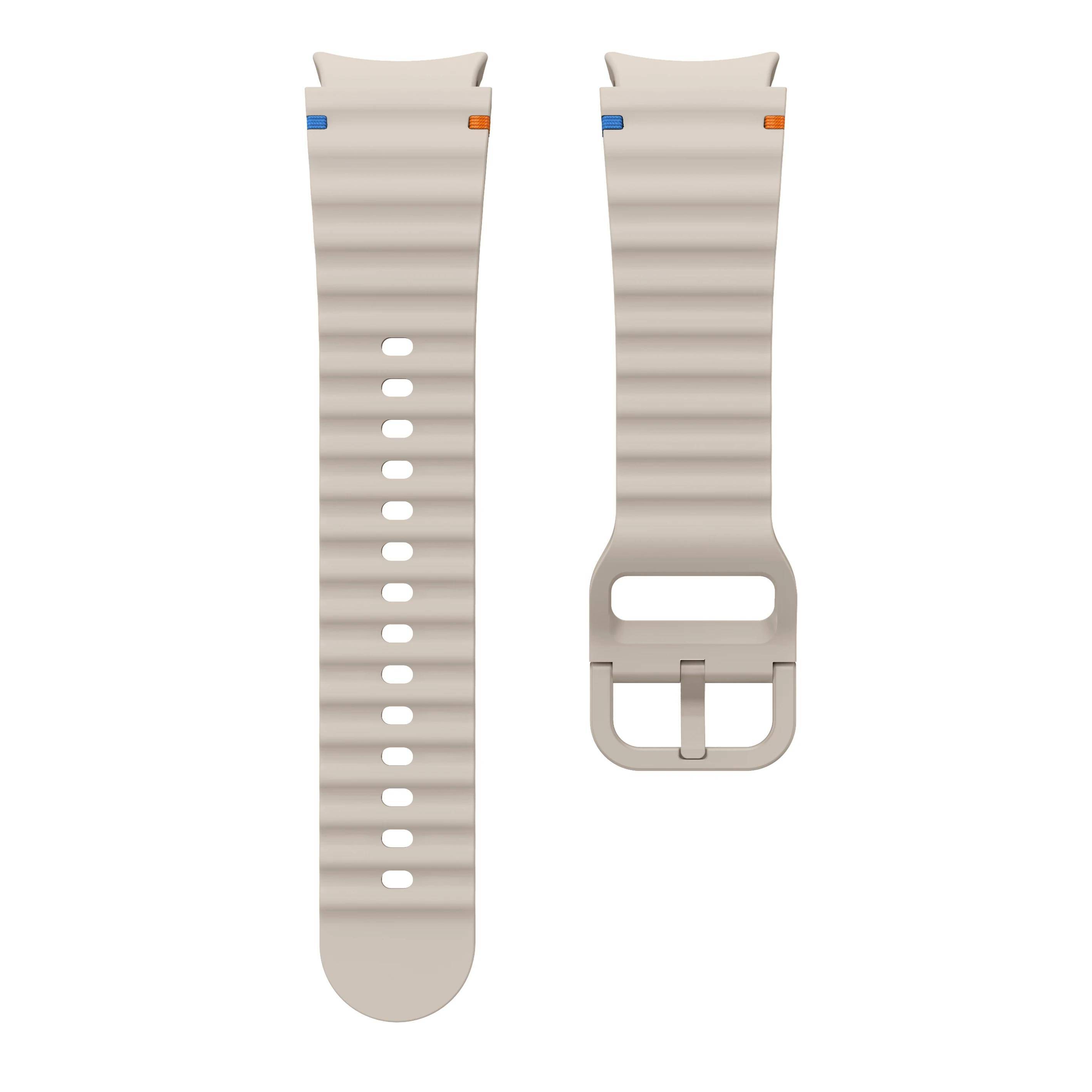 Originalband för Samsung Galaxy watch 7/FE/5 Pro/6/4 classic 44mm 40mm Silikon sportarmband armband correa Galaxy watch 7 Armband rosa