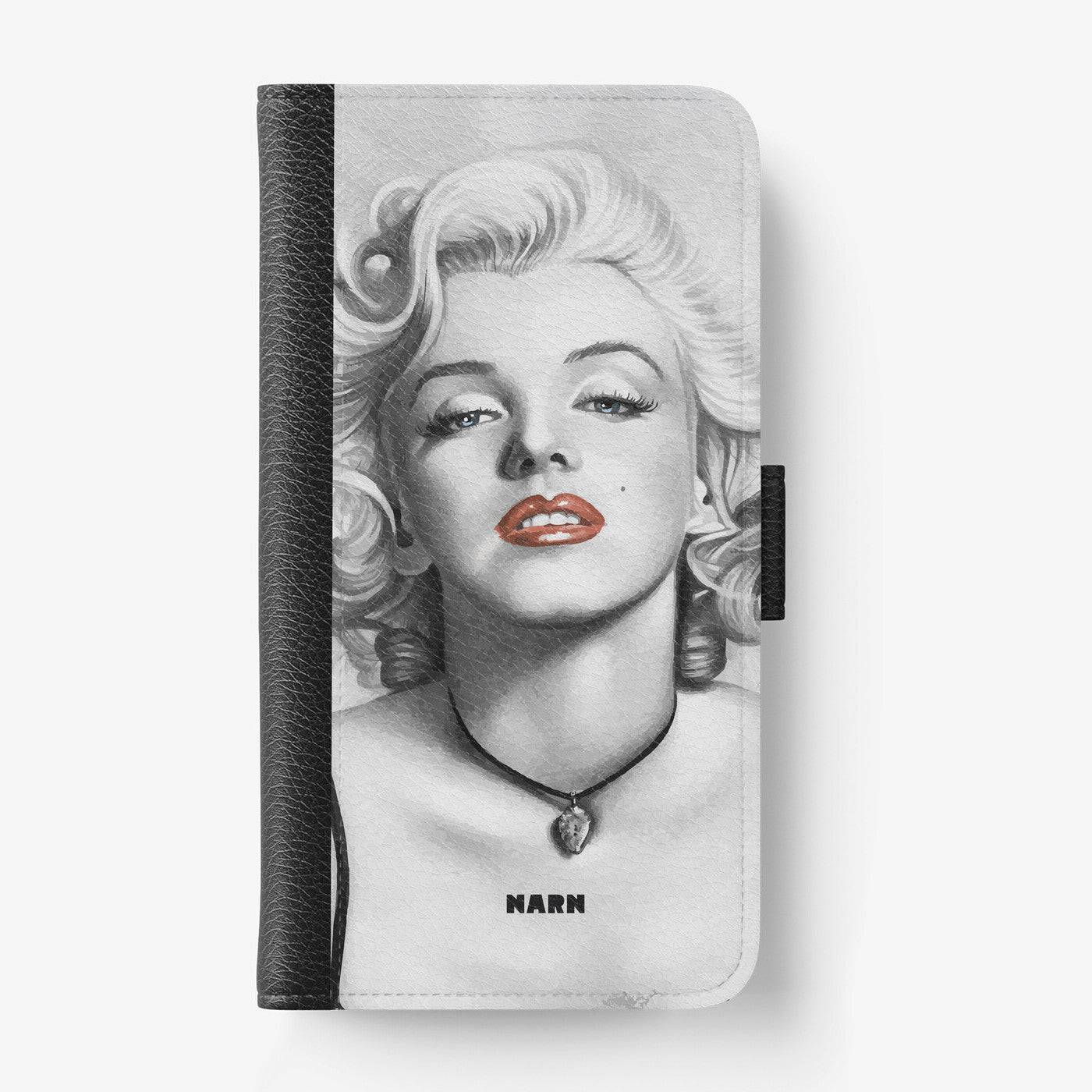 Plånboksfodral Samsung Galaxy S25 Ultra – Marilyn – Black & White – Med Kortfack | NARN