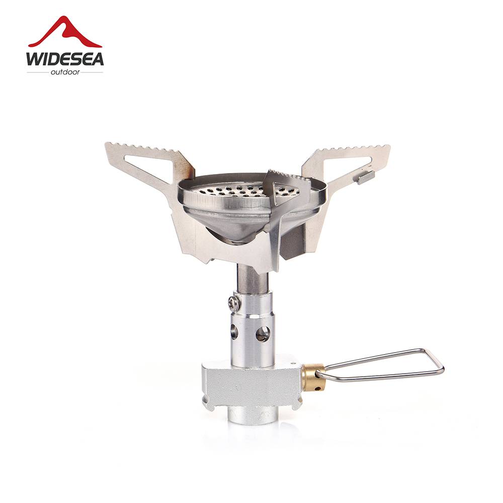 Widesea Camping Gas Burner Backpack Stove Cylinder Portable supplies Stove Outdoor Travel Gear Cookware Equipment Accessories
