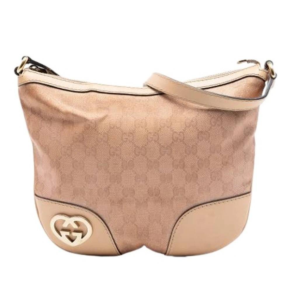 Gucci Vintage Pre-owned Lovely Crossbody Bag - Vintage - Dame - Brun - ONE SIZE - Læder