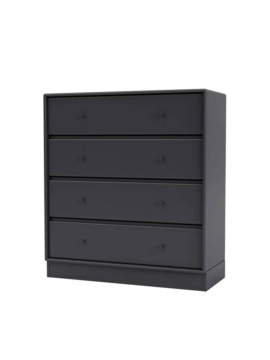 1125 kommode inkl. sokkel fra Montana Anthracite / Sokkel 7 cm - Jacobsen Plus