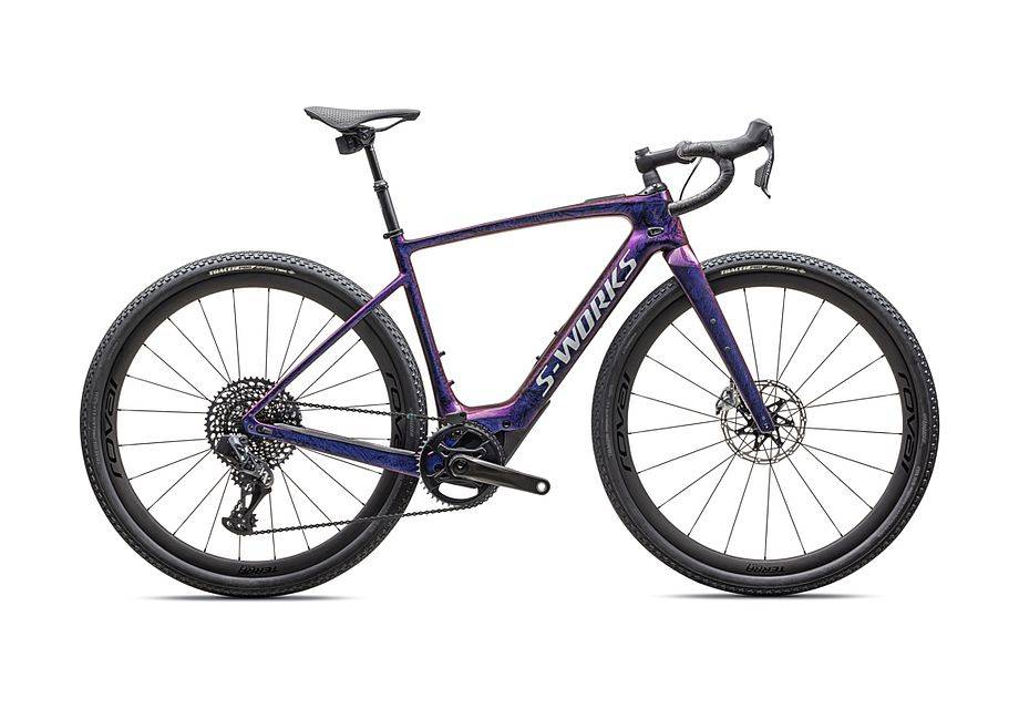 Specialized Specialized S-Works Turbo Creo 2 - SRAM RED / XX1 Eagle AXS Gloss Carbon/Red To Blue Pearl Strata/Satin Liquid Silver