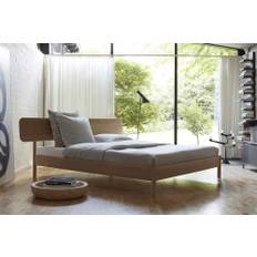 RYE Alken sengeramme inkl. Gavl-200x210 cm-Røget eg