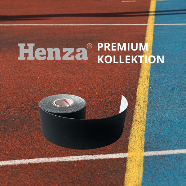 Henza® Premium Kinesiologi Tape - Sort - 5m x 5cm