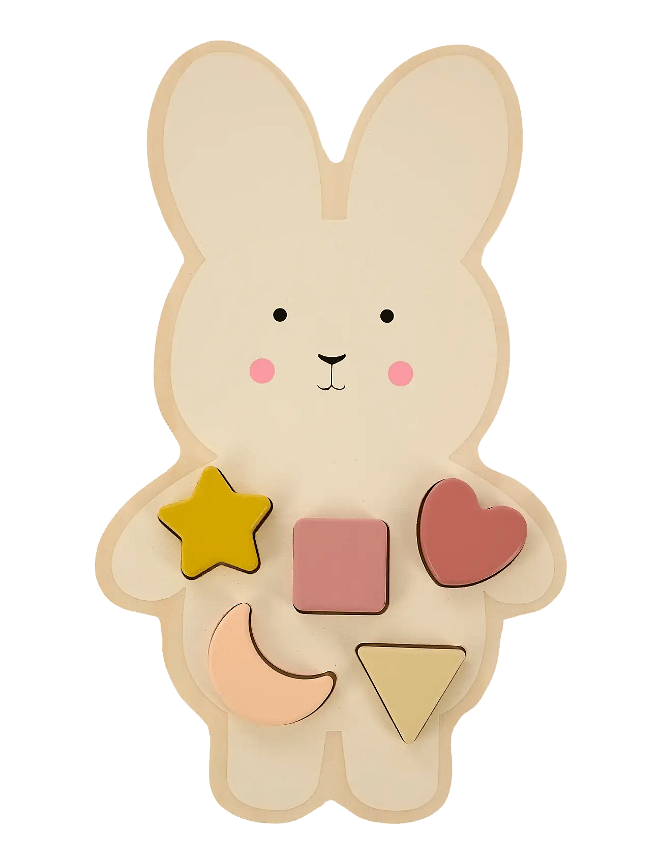 JABADABADO Bunny Puzzle | Beige | One Size