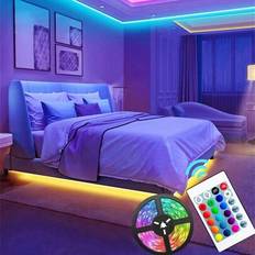 1 st LED Strip-ljus, 5V USB med 24-knappsfjärrkontroll, RGB-ljusremsa, används för spelrum, dator- och TV-bakgrunder, sängskåp, barer, etc., heminredn - Multifärgad (1 st/5M(-06),1 st/3M(-04),1 st/1M(-02),1st/2M(-03),1 st/4M(-05))