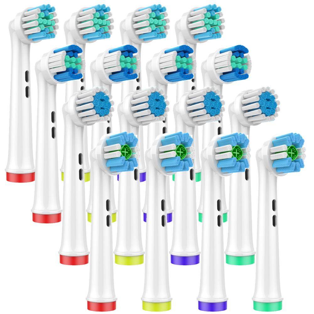 8 st Ersättningsborsthuvuden Kompatibla med Oral B Tandborste