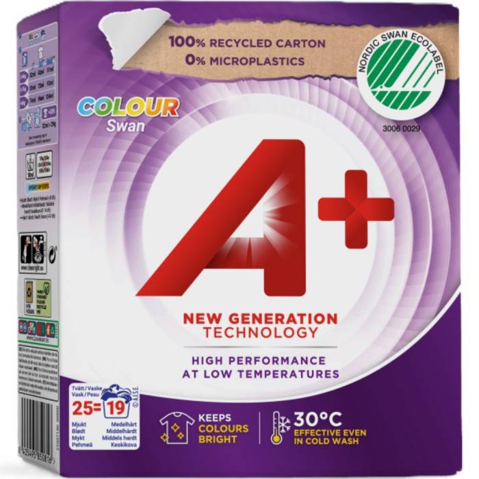 A+ Color Tvättmedel pulver 725 g
