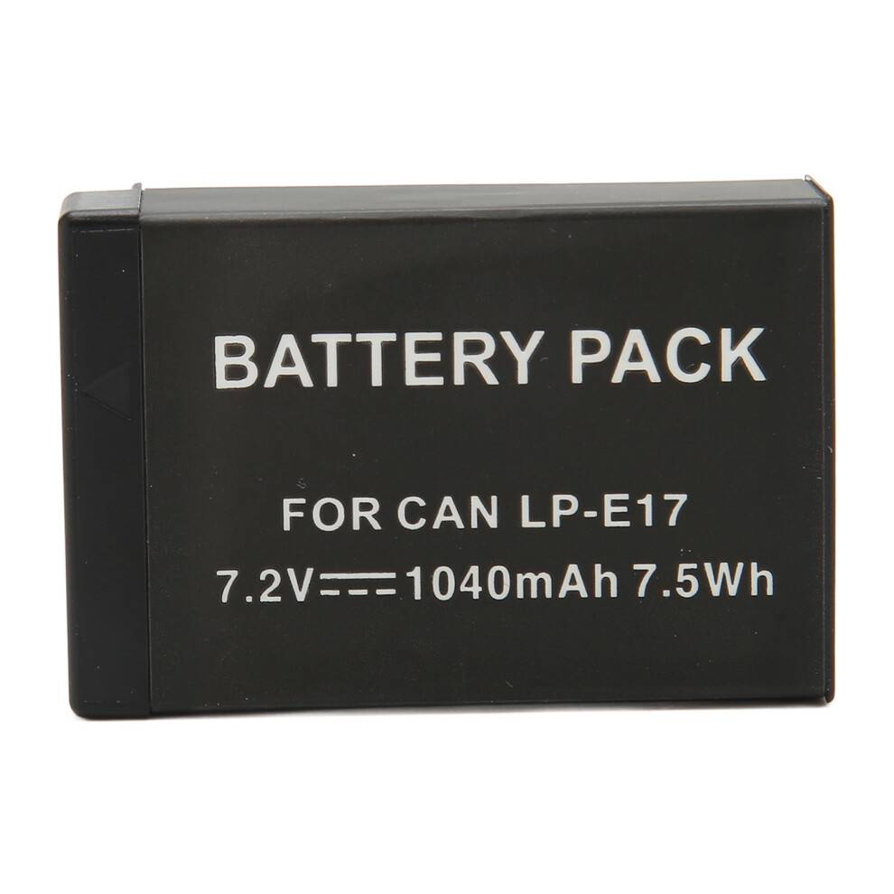 Litium-ion-batteri uden hukommelseseffekt til Canon R10, RP, 750D, M6Mark2. Smart chip sikrer sikker drift.