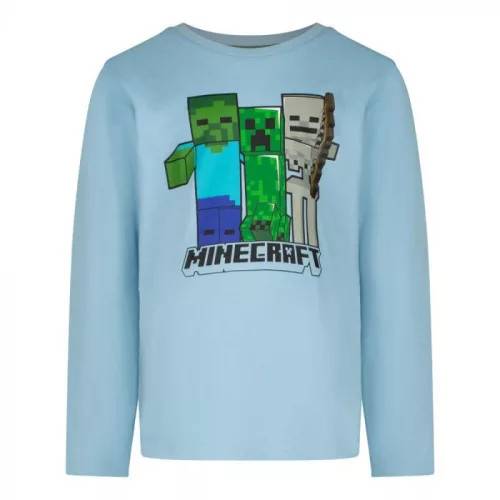 Minecraft Trio barntröja med lång ärm, storlek 10 år