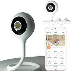 Baby CAMdy - Babytelefonkameraövervakning Wifi-baby⎮Babyphone-video⎮HD 1080p⎮Fixering av babysängenmSmart App iOS/Android⎮Smart Alert-system