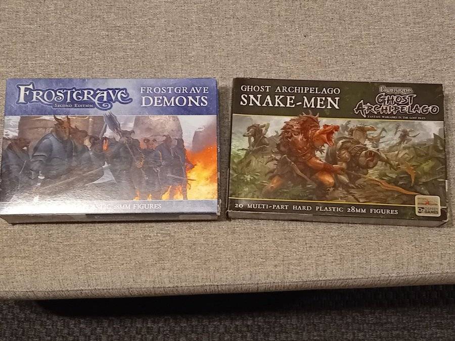 Frostgrave Demoner och Ghost Archipelago Ormmän Figurer
