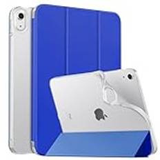 MoKo Case for iPad 10th Generation Case 2022, iPad 10.9 inch Case, Soft TPU Translucent Frosted Back Cover Slim Shell Protective Case with Adjustable Angles, Auto Wake/Sleep, Indigo