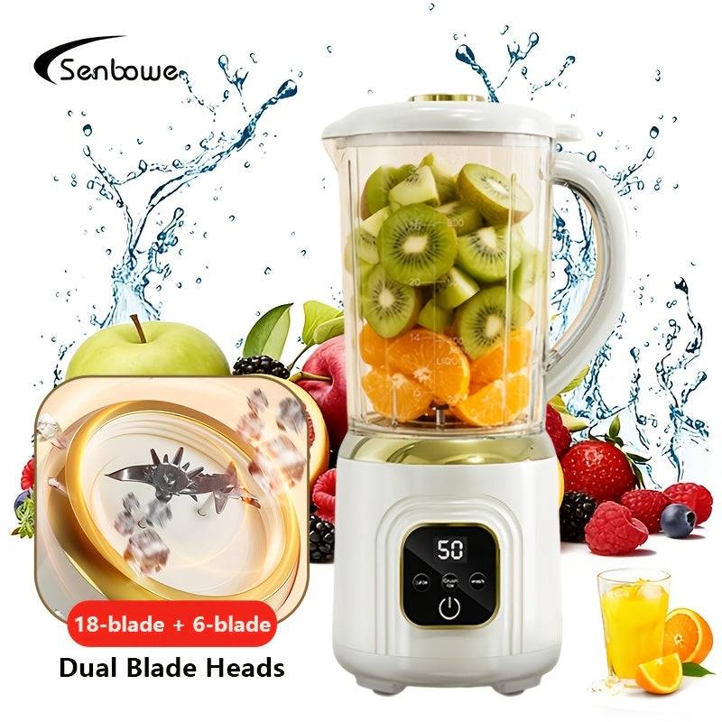 Large Capacity, Portable Powerful Blender, Easy To Clean, Perfect For Nutritious Beverages, Milkshakes, - 【white】