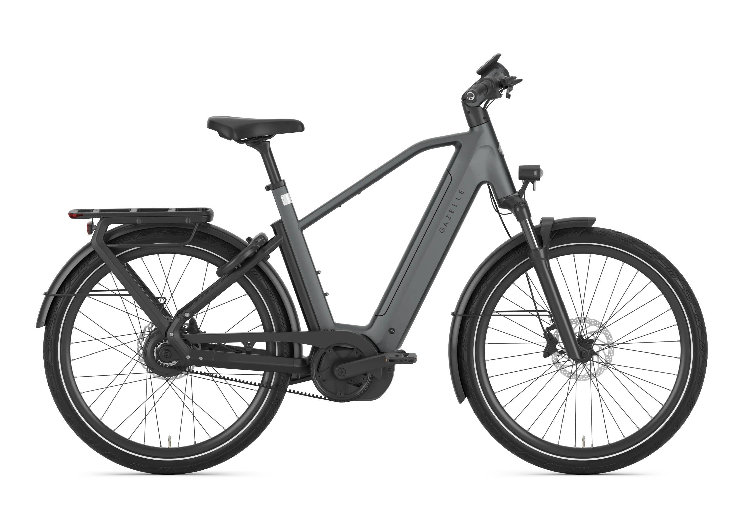 Gazelle Eclipse C380 Herre anthracite grey mat 50CM
