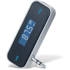 Setty Bluetooth FM-sändare 3,5 mm AUX - Svart/Silver