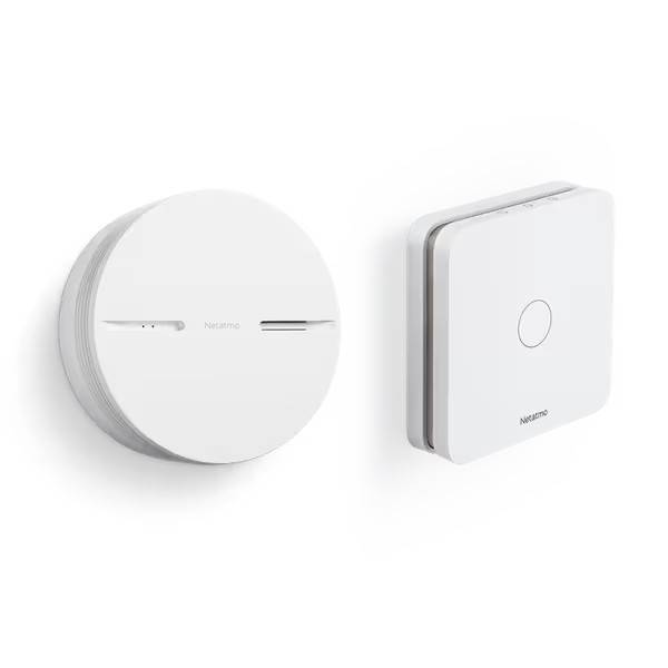 Netatmo Smart Kolmonoxidvarnare + Smart Rökdetektor