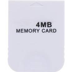 4mb/32mb/128mb praktiska minneskort vita spelminneskort för nintendo wii gamecube gc ngc-spel