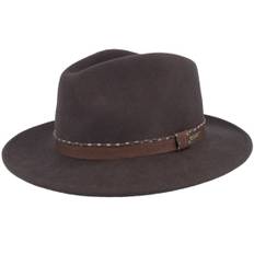 Stetson - Brun traveler Hatt - Woolfelt Traveller Brown @ Hatstore