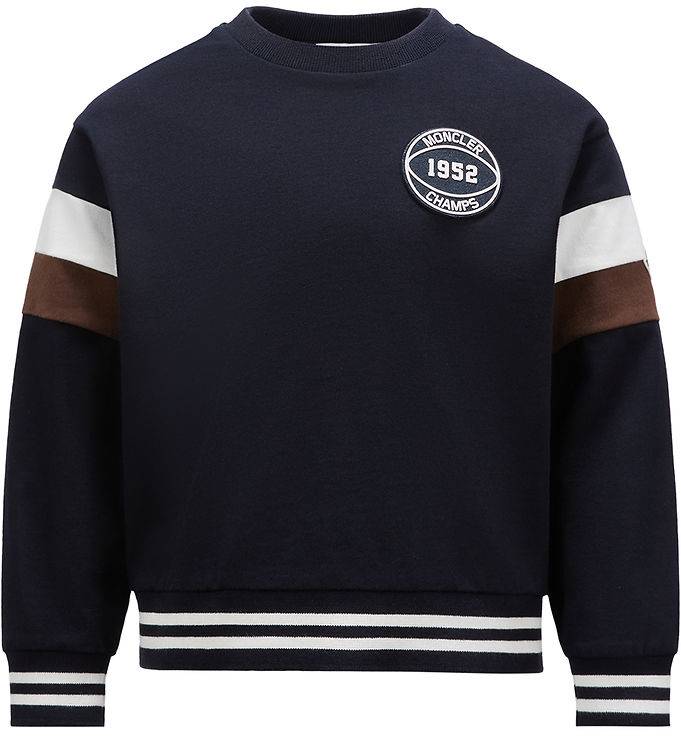 Moncler Bluse - Medium Blue/Hvid - Moncler - 8 år (128) - Bluse