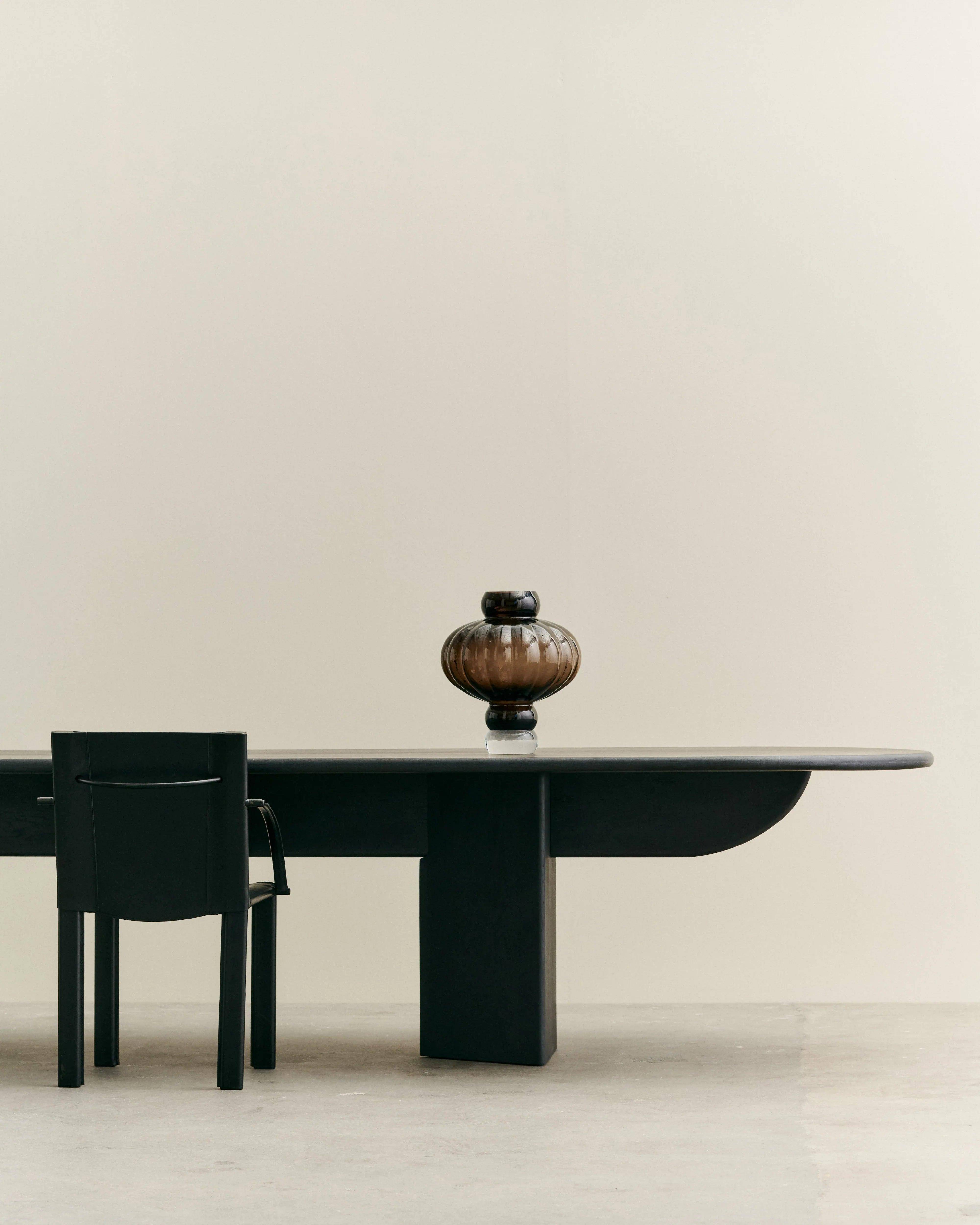 PILLABOUT TABLE 04 - BEECH WOOD BLACK LACQUER