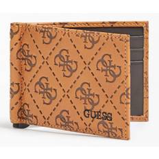 Guess Card Case Wallet In Cognac For Men - ONE SIZE / Cognac