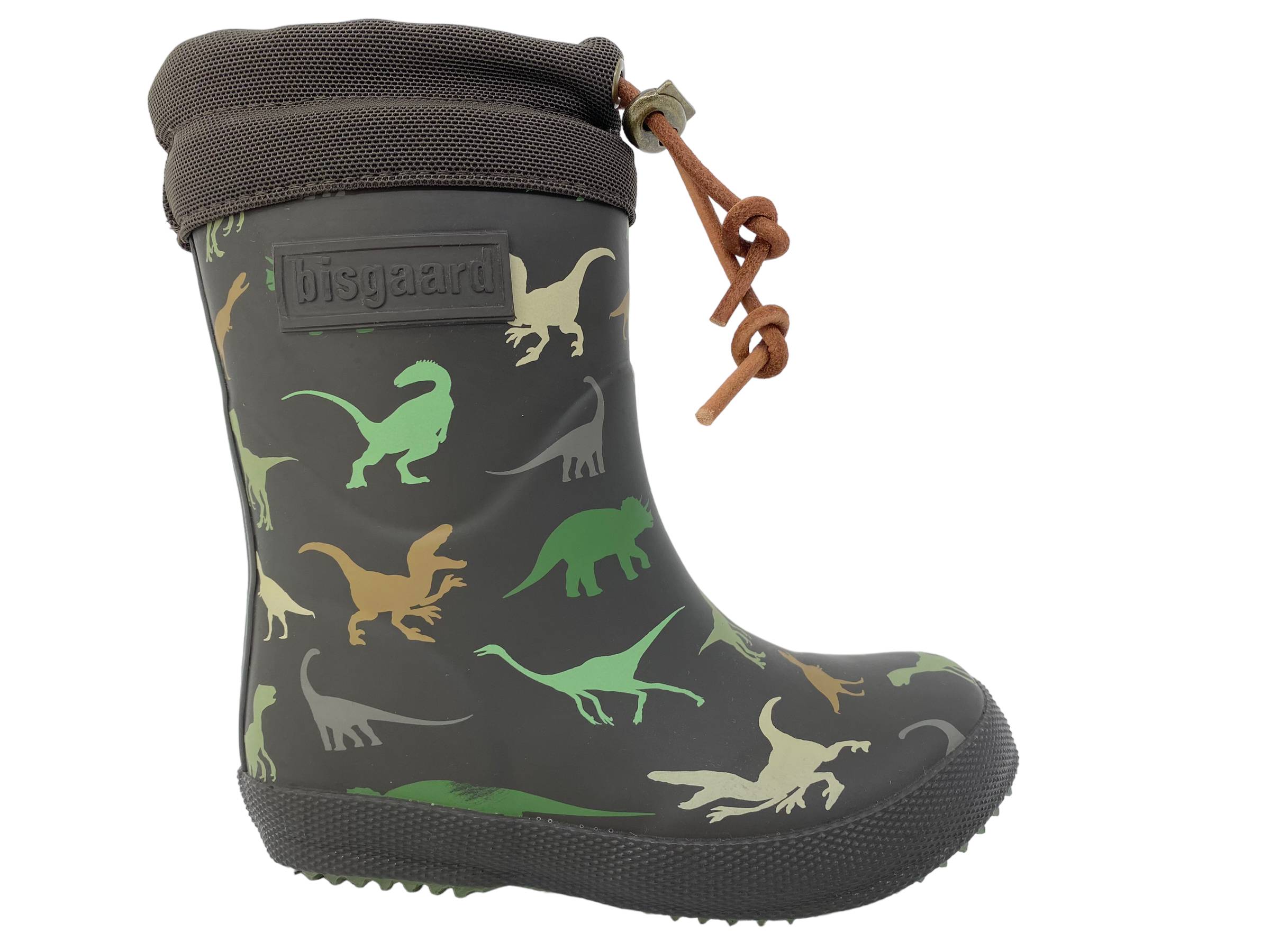 Bisgaard thermo gummistøvle - brown dino 92009999 26