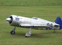 Seagull YAK-11 Reno Racer Czech Mate 1800mm 35cc Gas Blå El-