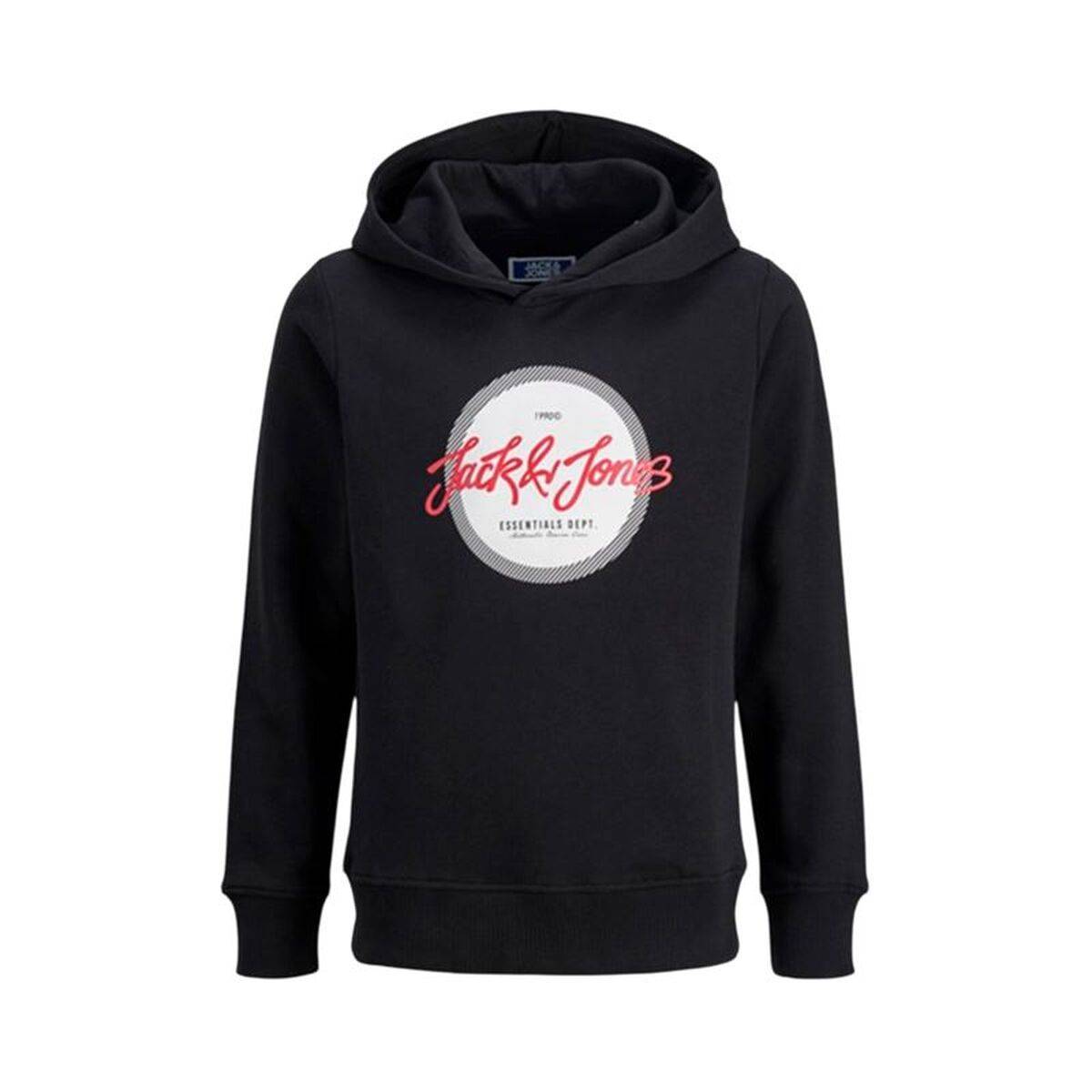 Hættetrøje til Børn Jack & Jones Jjurban Sort 10 Ã¥r