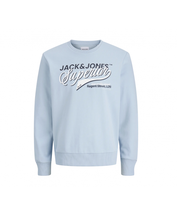 JACK & JONES MINI sweatshirt i blå til drenge