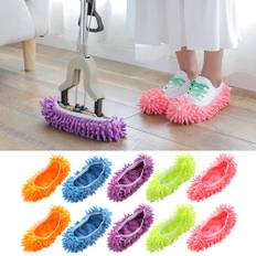 10Pcs Mop Slippers for Floor Cleaning Removable Mop Head Shoes Cover Microfiber Mops Shoes Dust vit