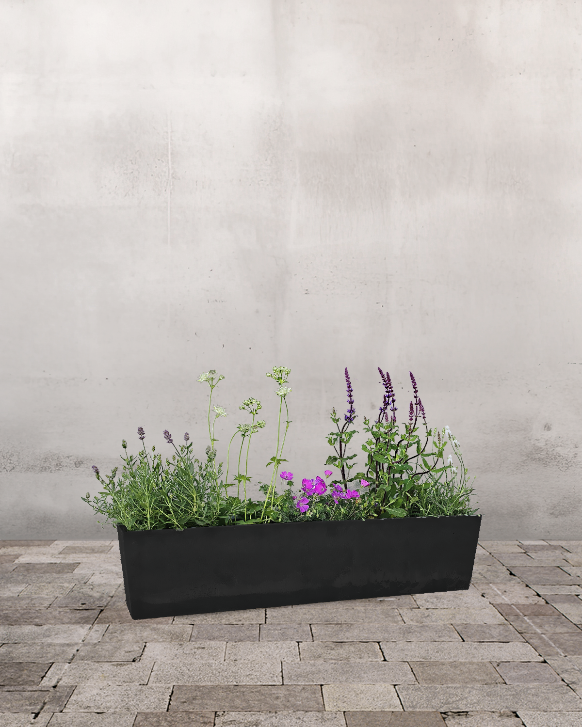 Bi-venlig Altankasse - Sort / 75 cm / Med ophæng