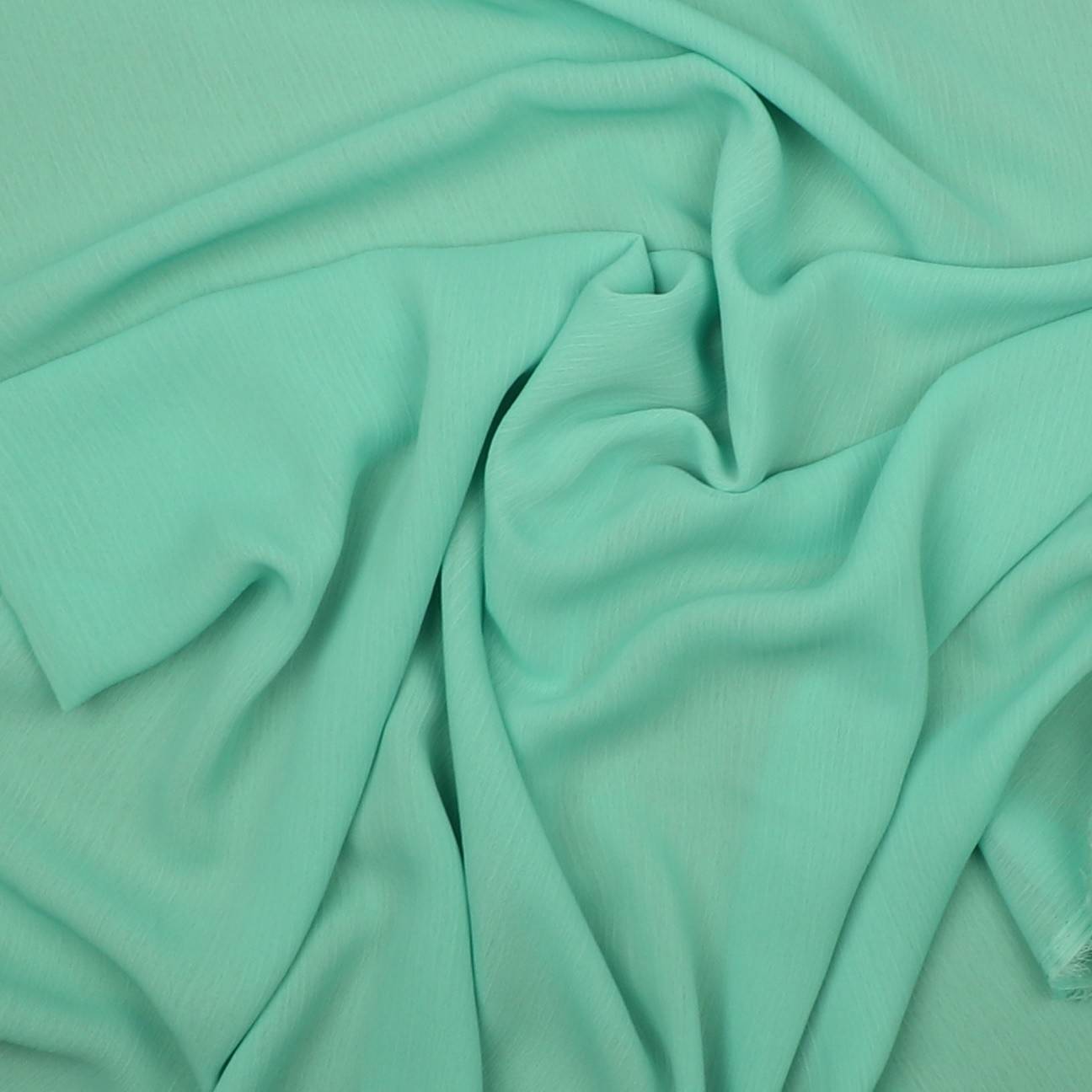 Lysegrøn - Chiffon, polyester - Info mangler
