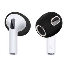 Apple AirPods 3 Silikone Earbuds Tips beskyttelsescover - Sort