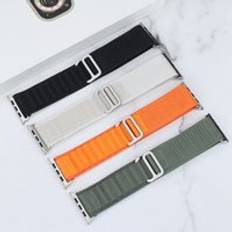 Top Sale Color Alpine Loop for Apple Watch ultra 2 ultra 49mm Nylon Watch Bands for iwatch series 9 8 7 for Nylon Apple Straps