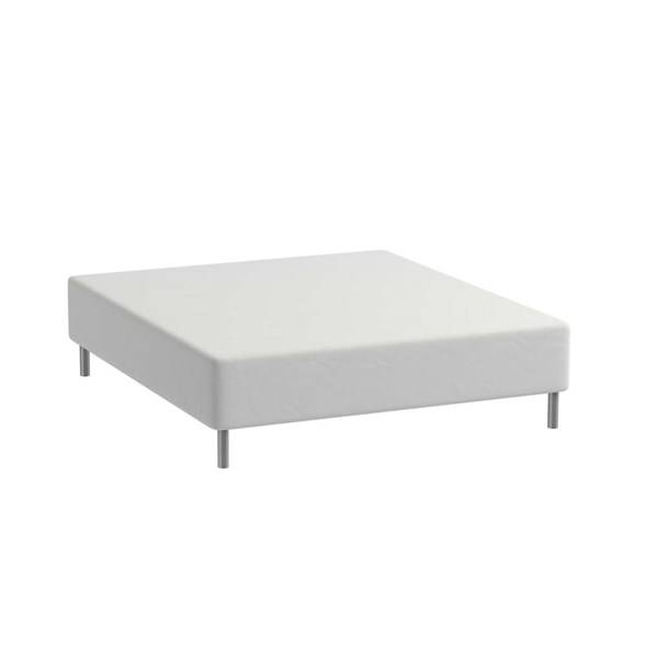 Boxlagen 160x200 cm - bomuldssatin - Soft finish - hvid - Luna Denmark