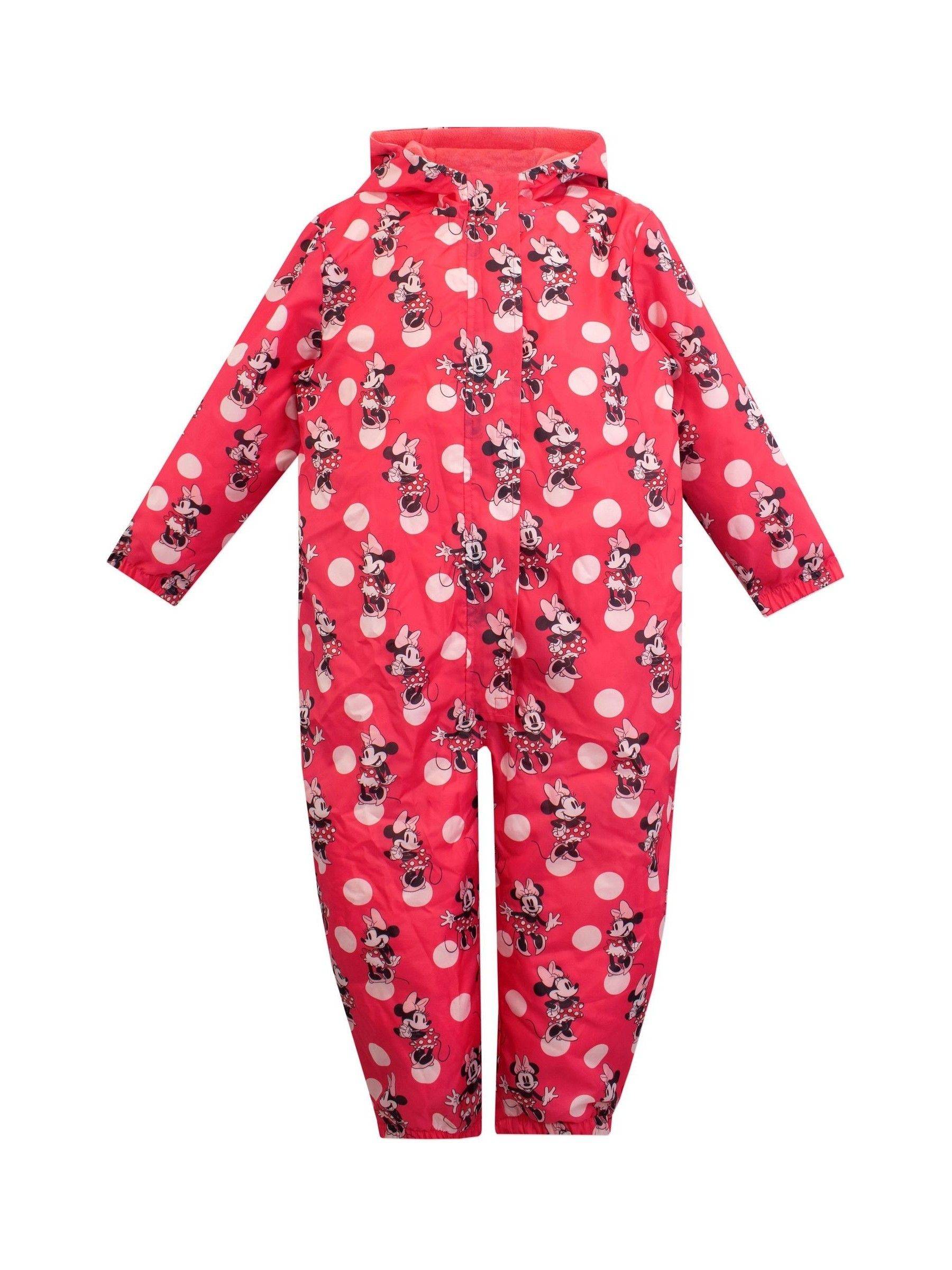 Character Character Pink Disney Minnie Mouse Polka Dot Puddle Suit