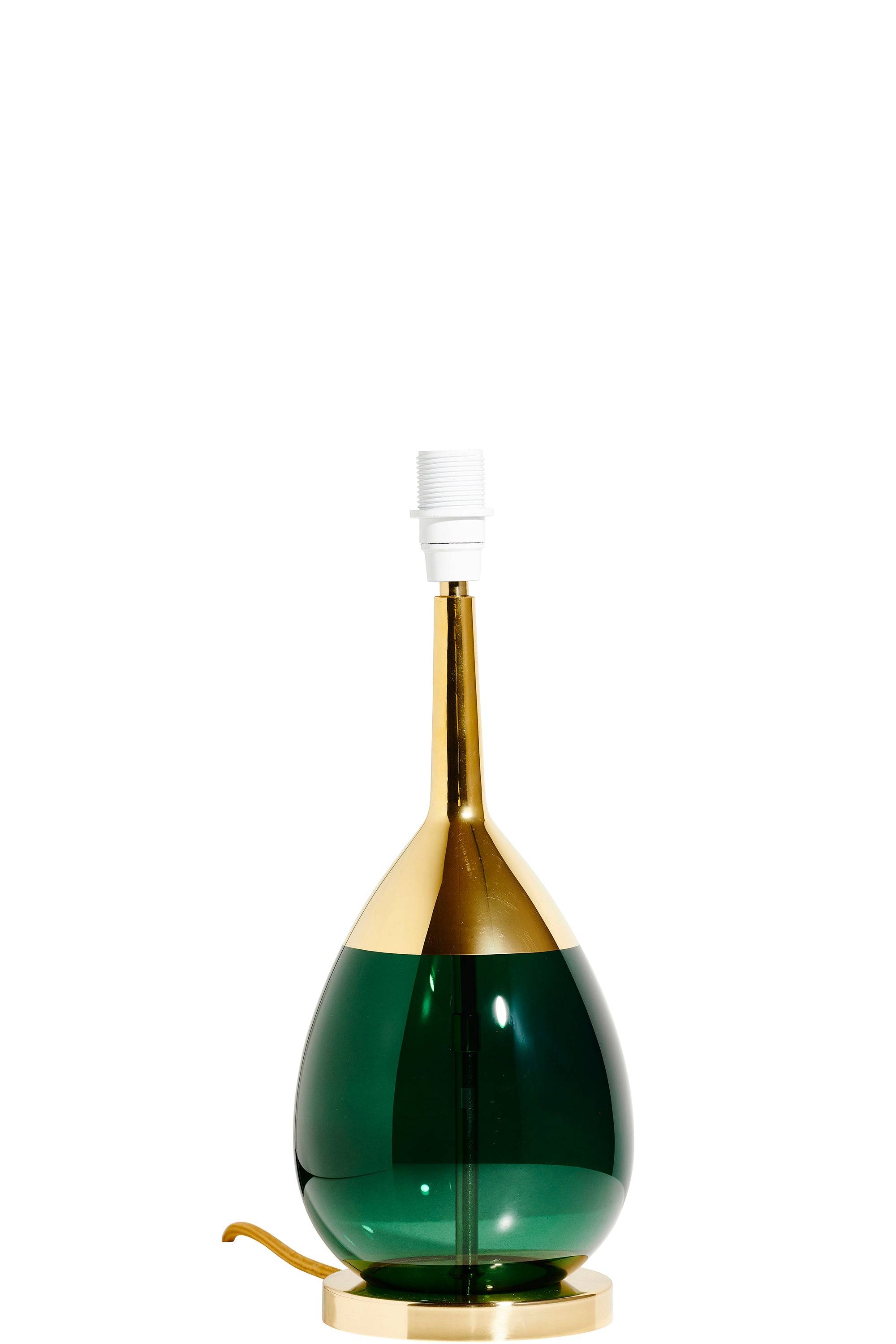 Lute Table lamp base S Ivy green Gold