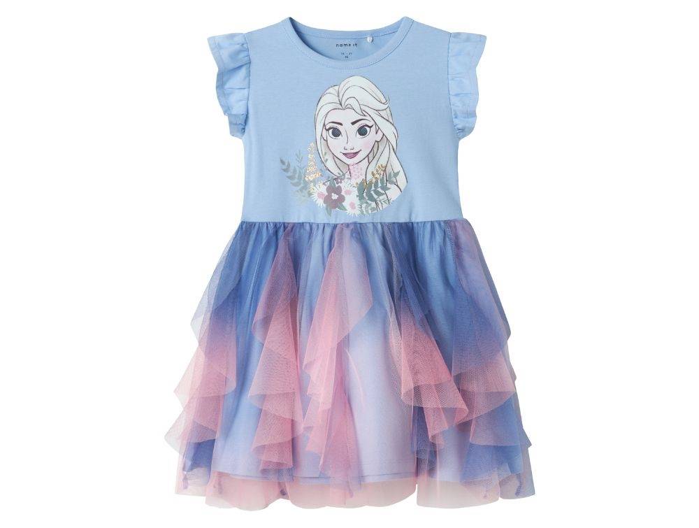 Name It Midi Kjole Serenity Med Elsa Og Tylskørt - Str. 2y 92cm