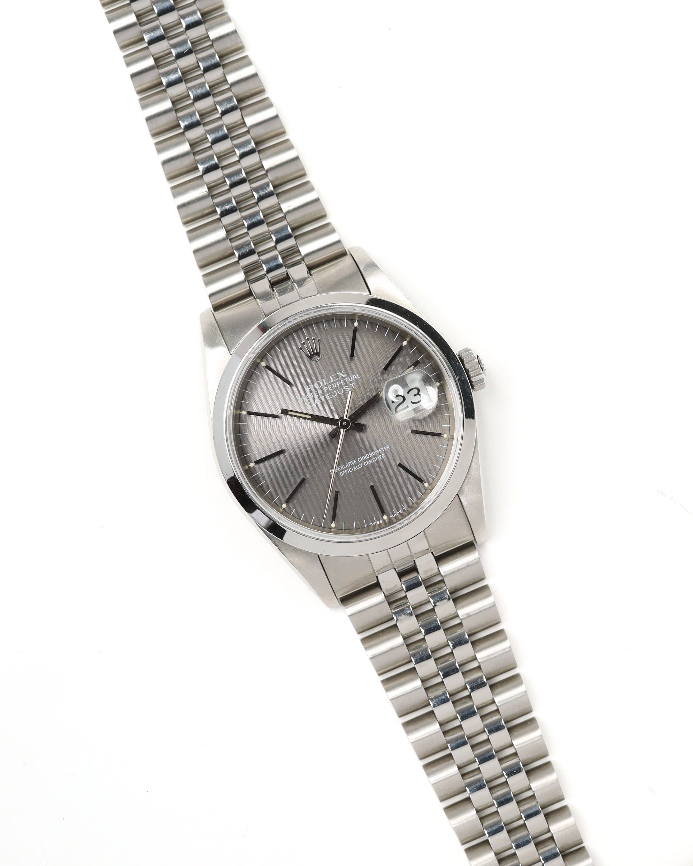 Rolex Datejust 36mm 1990 Watch - Silver (One Size).
