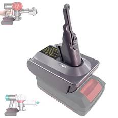 EID Akku Adapter für Dyson V7&V8, für Einhell 18V Lithium Akku Konvertiert auf für Dyson V7/V8 Series Staubsauger Animal Absolute Fluffy Hepa Kabelloser Stick…