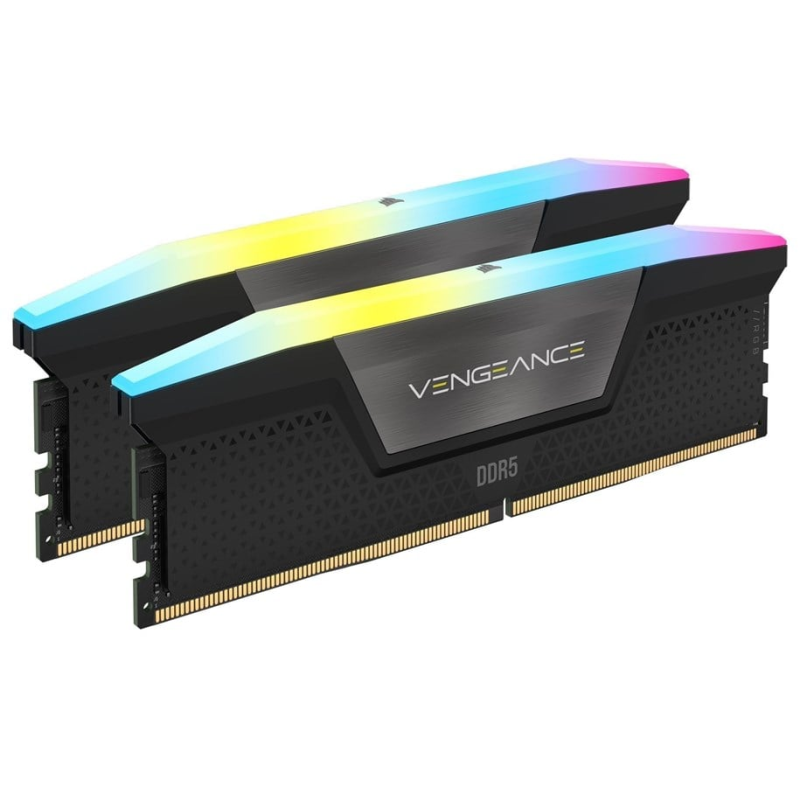 Vengeance RGB 32GB (2 x 16GB) DDR5 6000MHz XMP 3.0 - Black
