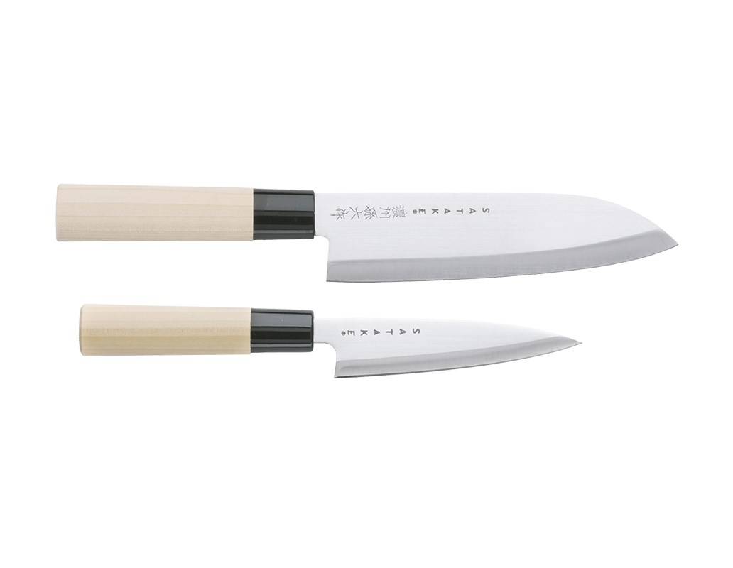 Satake Houcho Set med petty & santoku i balsabox