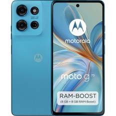 Motorola G75 4G Smartphone 256 GB 17.2 cm (6.78 tum) EEK B (A - G) Aquablå Android™ 14 Dual-SIM