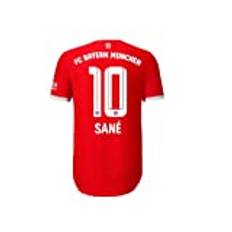 FC Bayern München herr Leroy Sane Kit namnblock nummer, vit, en storlek